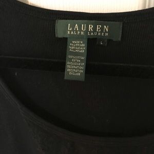 Ralph Lauren Tank top size Large Black Lace